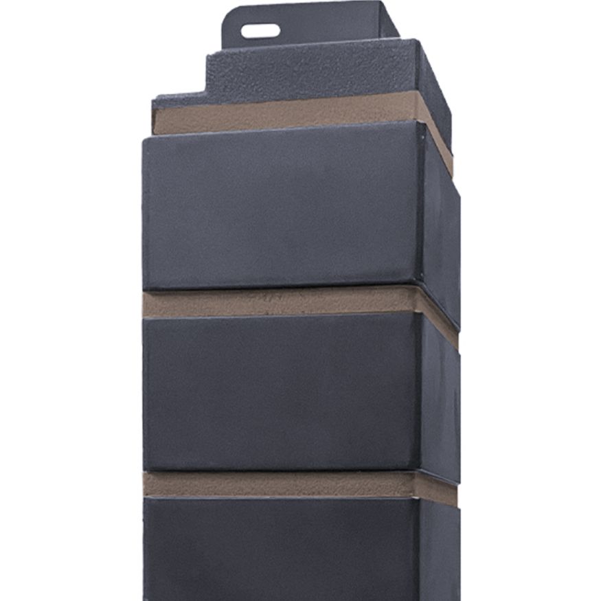 Угол наружный Кирпич облицовочный 3D, Мокрый асфальт купить в Сочи