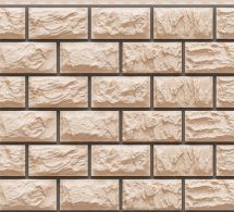 Фасадные панели Доломит, Альпийская горка, Цвет Орех