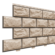 Фасадные панели Доломит, Альпийская горка, Цвет Орех