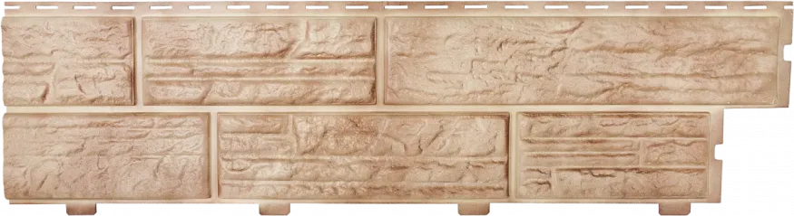 Формованный сайдинг Альта Профиль Сланцевая порода, Бежевый купить в Сочи