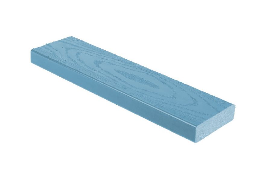 Лавочный брус ДПК АЙ-ТЕХПЛАСТ синего цвета купить в Сочи