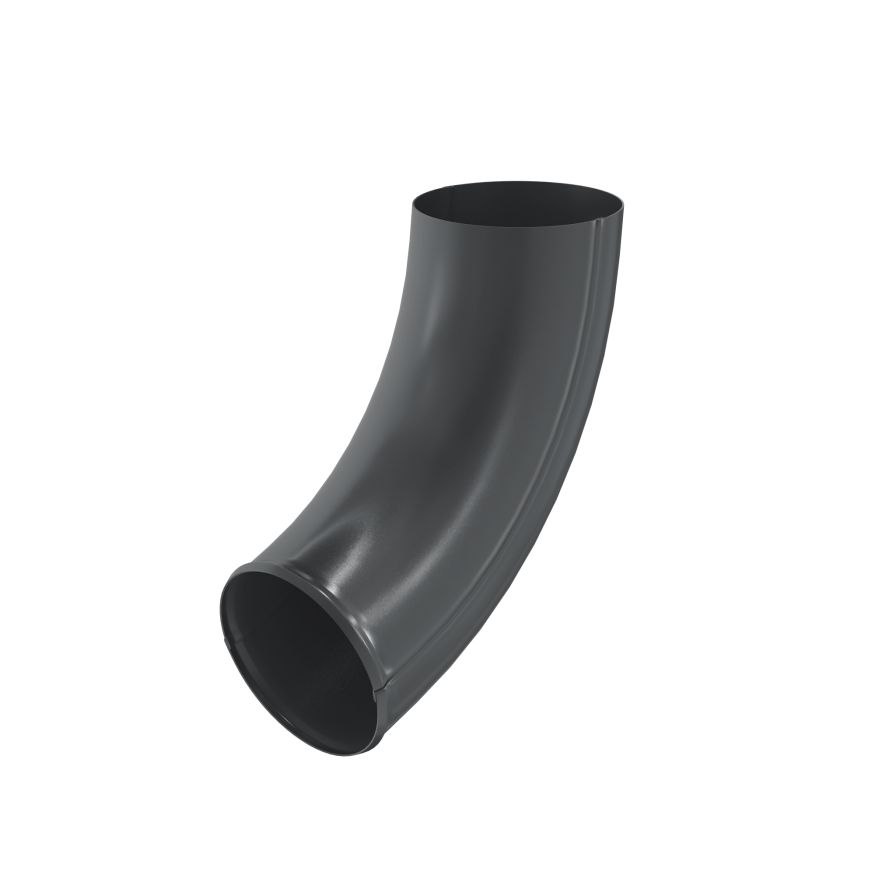 Отвод трубы Aquasystem, PU MATT, RAL 7024 Тёмно-серый 150/100 купить в Сочи