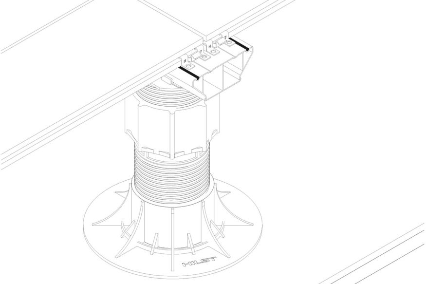 Лага Алюминий Holzhof HILST JOIST стыковочная PRO MAX купить в Сочи