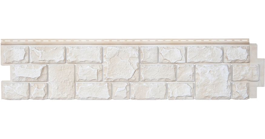 Фасадная панель Grand Line (Я Фасад), Екатерининский камень, Слоновая кость купить в Сочи