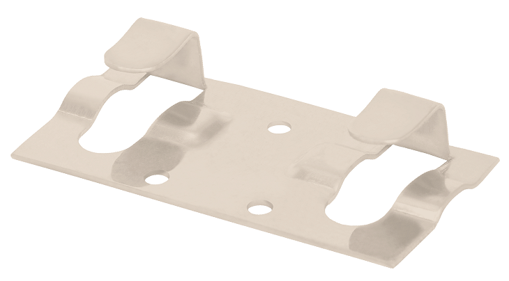 Кляймер начальный Grinder для установки наличника белого цвета. купить в Сочи