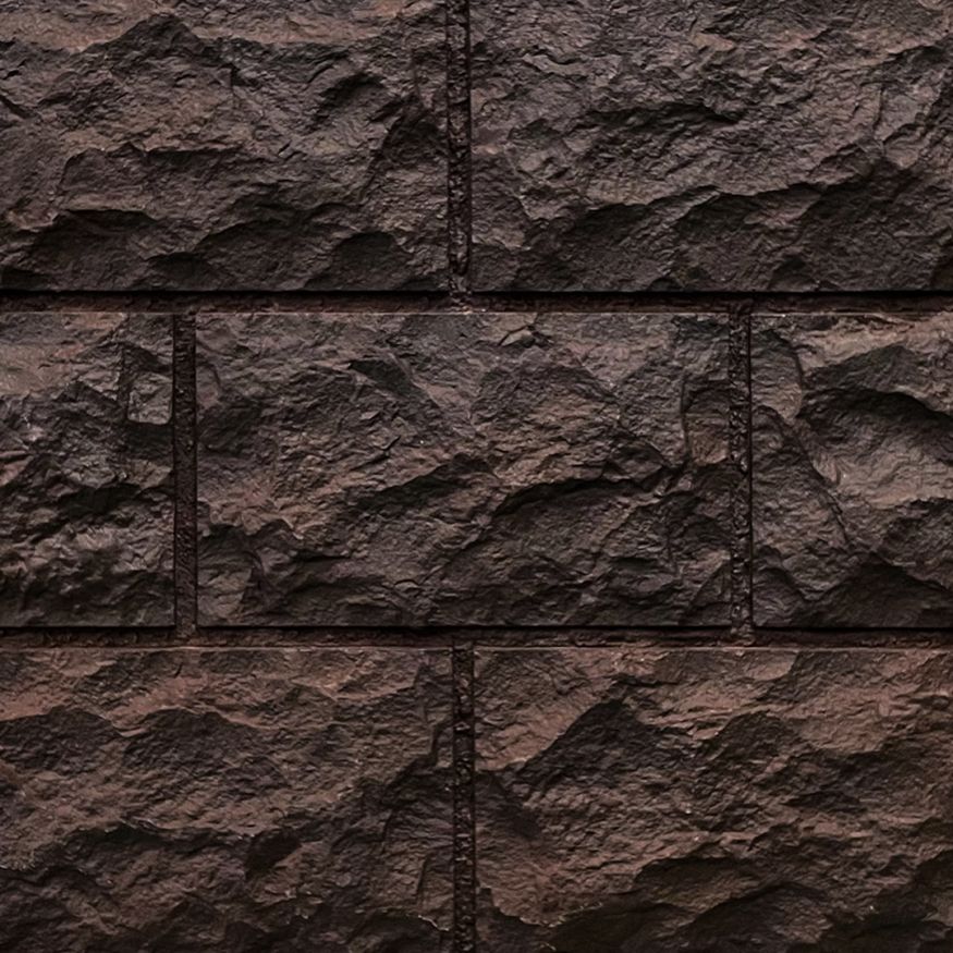 Фасадная панель FineBer Доломит, Тёмно-коричневый купить в Сочи