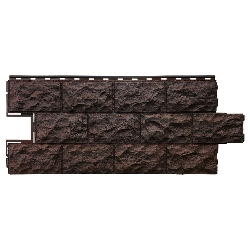 Фасадная панель FineBer Доломит, Тёмно-коричневый купить в Сочи