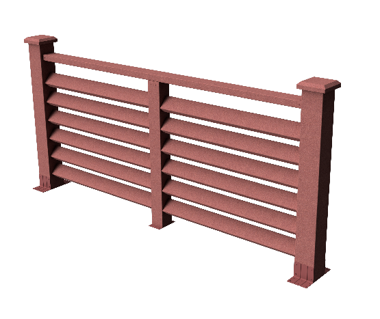 Декоративное ограждение из ДПК GRINDERDECO Босфор мербау купить в Сочи