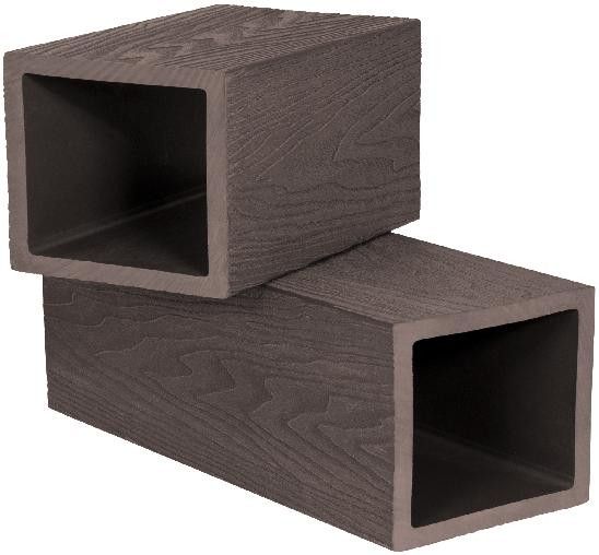 Опорный столб Polivan SINGARAJA 3D, текстура дерева, темно-коричневый купить в Сочи