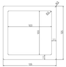 Опорный столб Polivan SINGARAJA 3D, текстура дерева, темно-коричневый