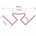 Внутренний угол для белого сайдинга купить в Сочи