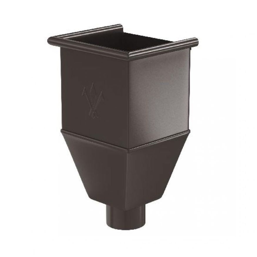 Водоотводная воронка удлиненная Aquasystem RR 32, цвет тёмно-коричневый, 125/90. купить в Сочи