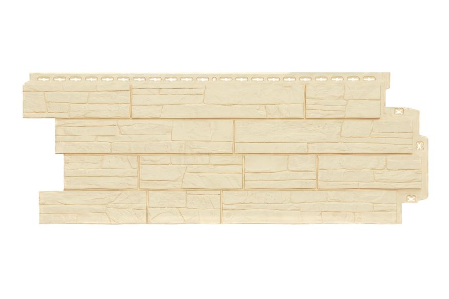 Фасадная панель Grand Line, Сланец Classic, Бежевый купить в Сочи