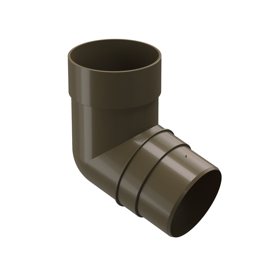 Колено 72˚ для водостока Docke Premium, цвет Каштан. купить в Сочи