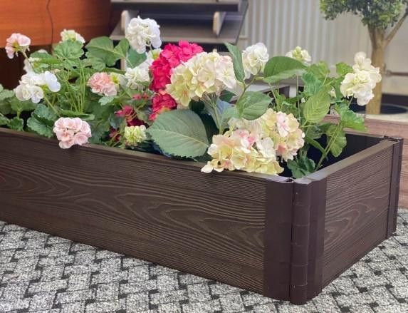 Доска для грядок и клумб из ДПК 3D, 25х150х2950, цвет венге купить в Сочи