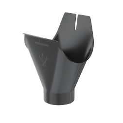 Воронка желоба Aquasystem, PU MATT, RAL 7024 Тёмно-серый 150/100