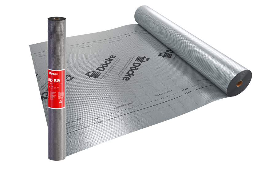 Пароизоляционная пленка BD 80 повышенной прочности Docke купить в Сочи