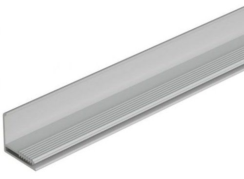 Дымчатый фасадный L-образный профиль купить в Сочи