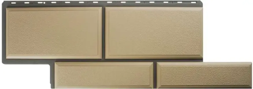 Фасадная панель Альта-Профиль Флорентийский камень Слоновая кость купить в Сочи