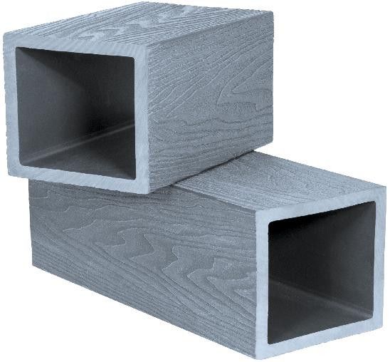 Опорный столб Polivan SINGARAJA с 3D текстурой дерева, серый цвет. купить в Сочи