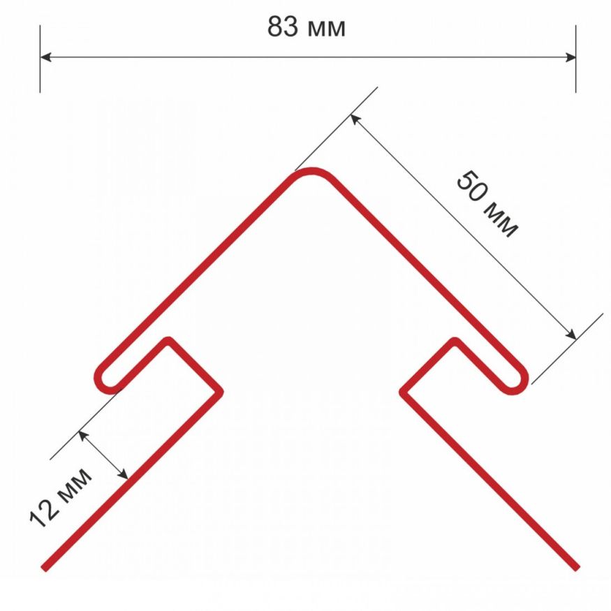 Наружный угол для сайдинга, белый купить в Сочи