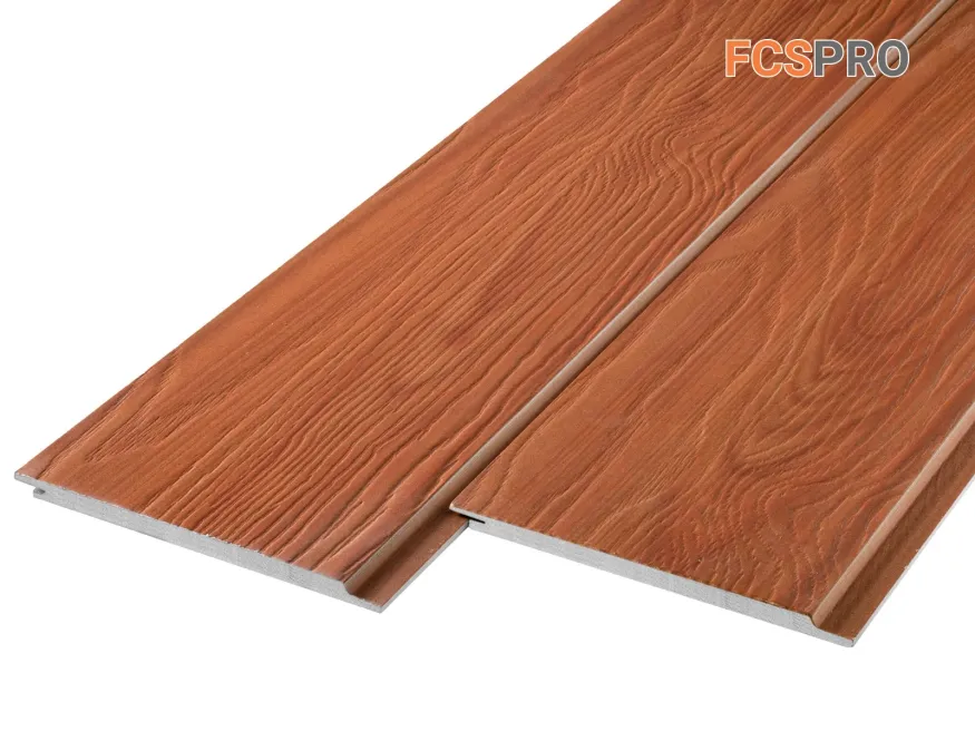 Фиброцементная панель FCSPRO Decor Wood Click Термо береза купить в Сочи