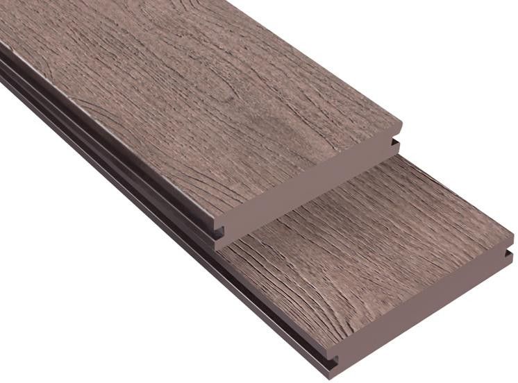 Террасная доска ДПК Outdoor 3D полнотелая NEVADA/CALIFORNIA BROWN коричневый микс. купить в Сочи