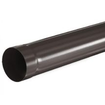 Водосточная труба Aquasystem RR 32, тёмно-коричневая, 3.00 м, 125/90.