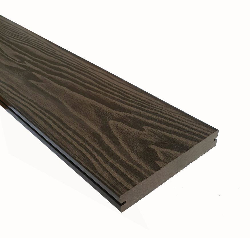 Террасная доска ДПК Terrapol Смарт 3D (полнотелая с пазом) Венге Соренто купить в Сочи