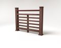 Ограждение из ДПК FG4 коричневое купить в Сочи