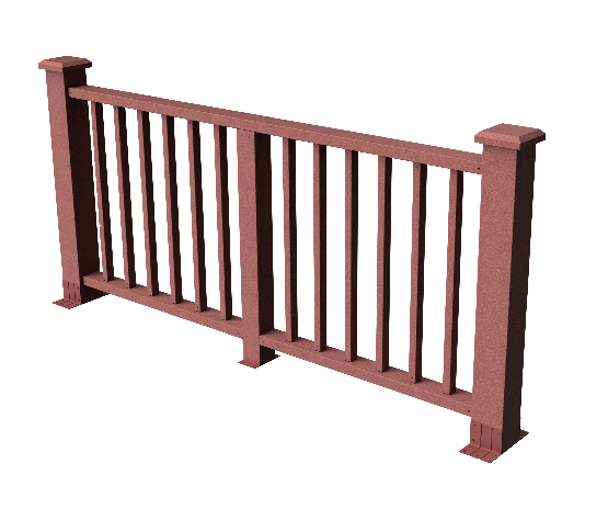 Декоративное ограждение из ДПК GRINDERDECO Альма Мербау купить в Сочи