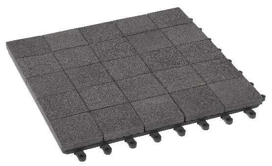 Модульный паркет ДПК GRINDERDECO Мозаика 13 Цвет: Серый базальт купить в Сочи