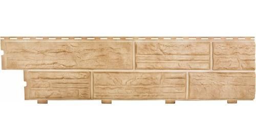 Формованный сайдинг Альта Профиль Сланцевая порода, Слоновая кость купить в Сочи