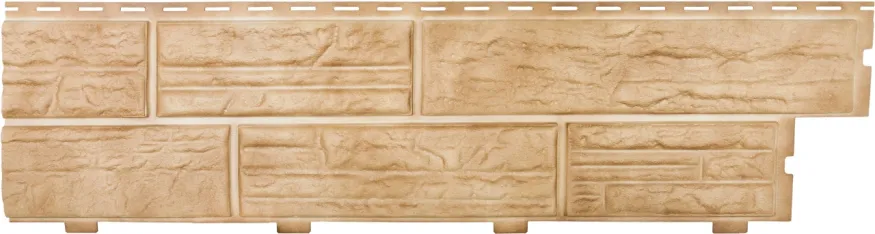 Формованный сайдинг Альта Профиль Сланцевая порода, Слоновая кость купить в Сочи