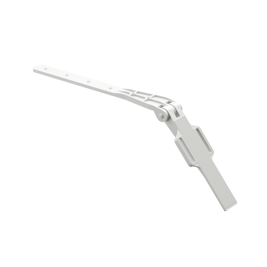 Регулируемое крепление для желобного кронштейна Docke Premium, Пломбир купить в Сочи