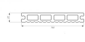 Террасная доска WOODVEX Select из ДПК Вуд купить в Сочи