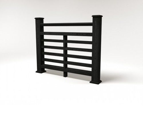 Ограждение из древесно-полимерного композита FG4 кварцевого цвета купить в Сочи