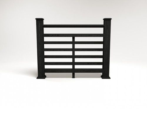 Ограждение из древесно-полимерного композита FG4 кварцевого цвета купить в Сочи