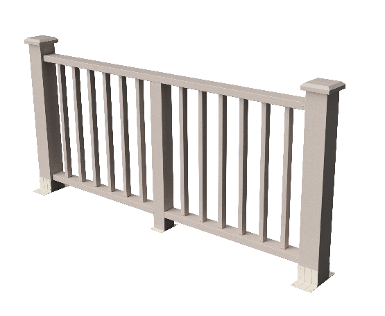 Декоративное ограждение ДПК GRINDERDECO Альма в цвете выбеленый дуб купить в Сочи