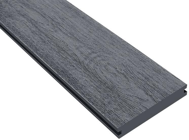 Террасная доска ДПК Outdoor 3D полная NEVADA/CALIFORNIA черного цвета. купить в Сочи