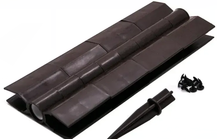 Угловой шарнир для грядок ДПК 300 мм, коричневый купить в Сочи