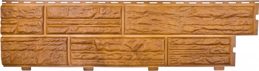 Формованный сайдинг Альта Профиль Сланцевая порода, Золотистый купить в Сочи