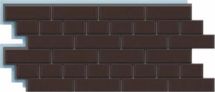 Фасадная термопанель Доломит Кирпич 40 мм, Коричневый