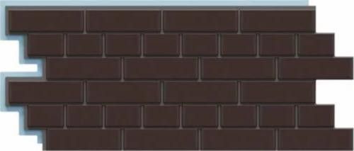 Фасадная термопанель Доломит Кирпич 40 мм, Коричневый купить в Сочи