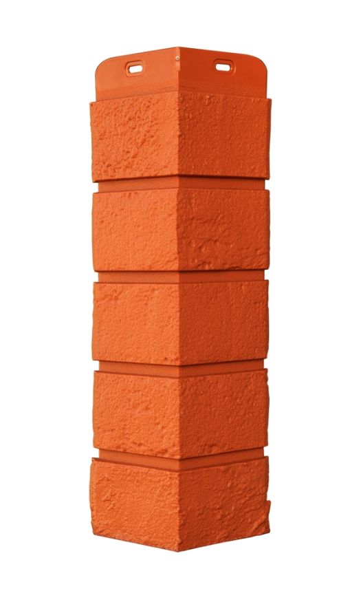 Угол наружный Grand Line, Состаренный кирпич Classic, Терракотовый купить в Сочи