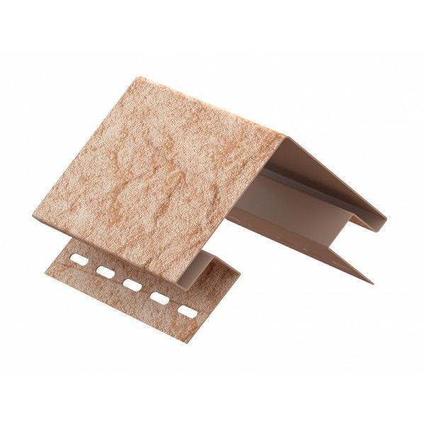 Наружный угол Ю-пласт, Стоун Хаус Камень, Золотистый купить в Сочи