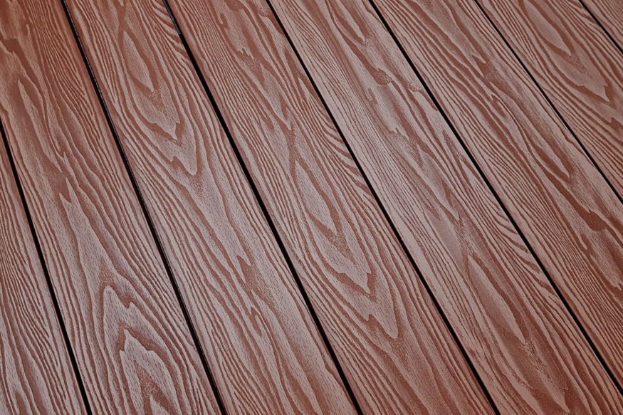 Террасная доска ДПК Terrapol Смарт 3D (полнотелая с пазом) Орех Милано купить в Сочи