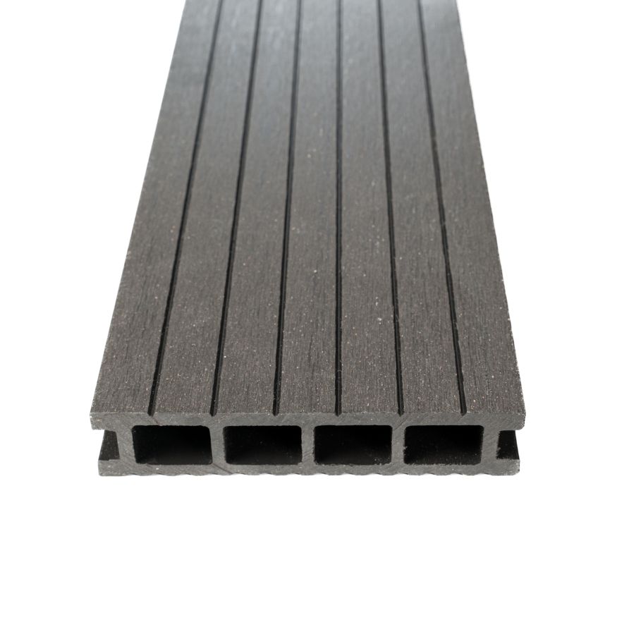 Террасная доска Экодекинг Базик, Графит купить в Сочи