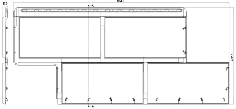 Фасадная панель Альта-Профиль Неаполь ЭКО Кремовый купить в Сочи