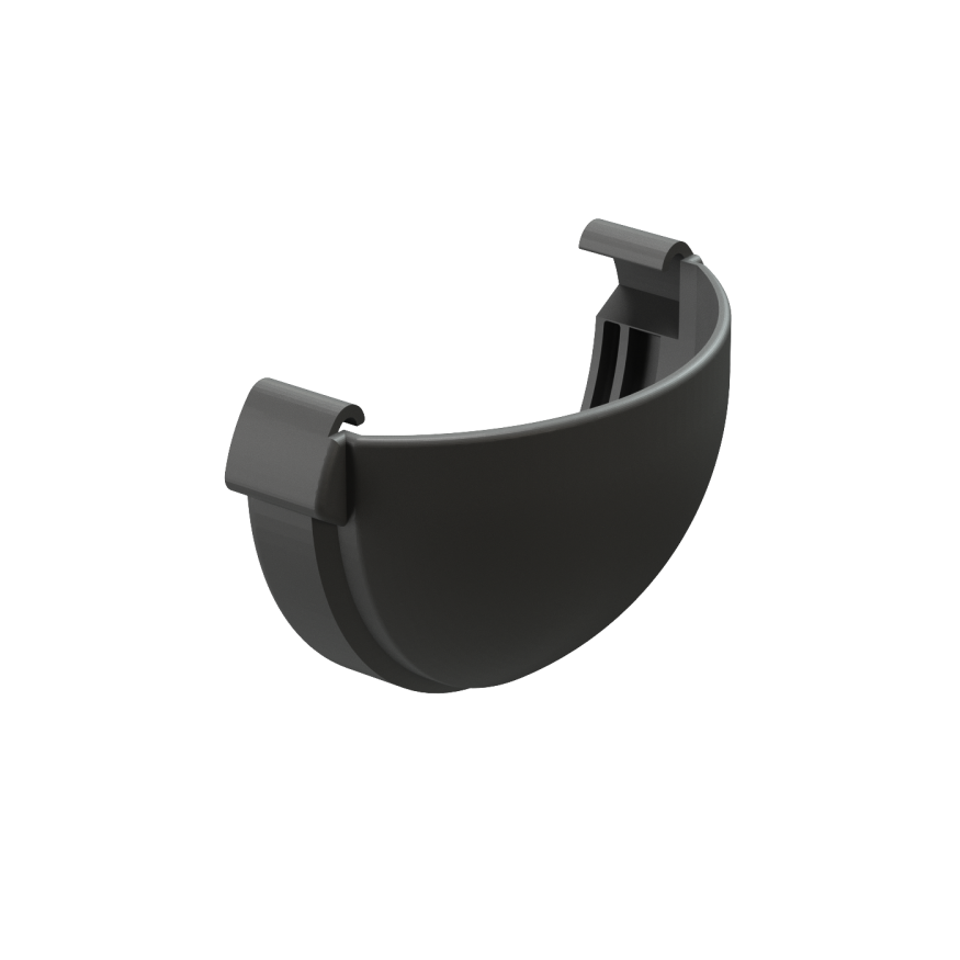 Заглушка желоба Docke Lux, Графит купить в Сочи